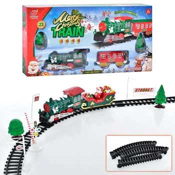 Железная дорога Merry Cristmas локомотив фигурки, JHX6636-37