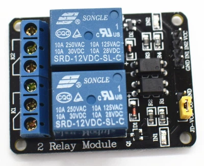 2-канальный модуль реле 12В для Arduino PIC ARM AVR