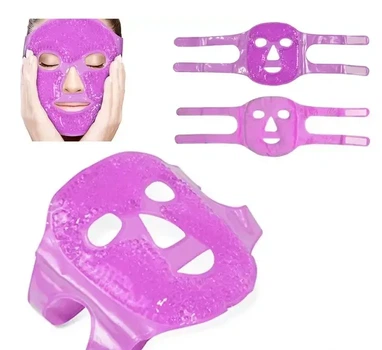 Маска гелевая охлаждающая и согревающая Premium Mask T5, снятия усталости, отеков, расслабления, для сна