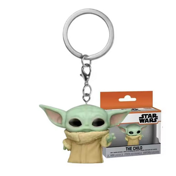 Брелок Фигурка Сувенир для Ключей "Звёздные Войны / Star Wars / Мандалорец / The Mandalorian / Грогу / Grogu"