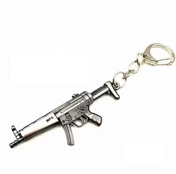 Чоловічий Металевий Брелок для Ключів - Автомат, Зброя, Counter Strike, CS:GO / MP5