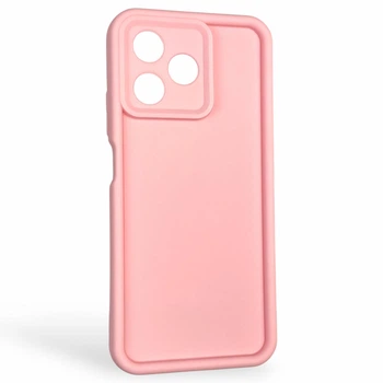 Чехол силиконовый Soft Touch для Realme Note 50 розовый (Полная защита камеры)