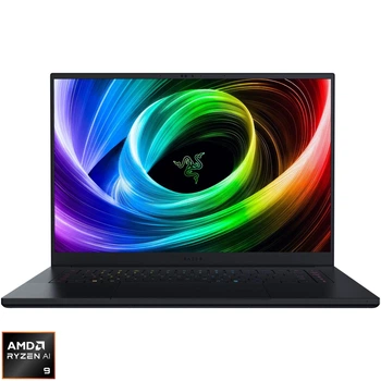 Игровой ноутбук Razer Blade 16 AMD Ryzen™ AI 9 365 до 5, 0 ГГц, 16 дюймов, QHD+, 240 Гц, OLED, 32 ГБ LPDDR5X, 1 ТБ SSD, NVIDIA® GeForce RTX™ 5070 8 ГБ GDDR7, Windows 11 Home, анодований черный