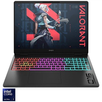Игровой ноутбук HP Omen 16- ah0021nn Intel® Core™ Ultra 7 – 255HX до 5, 2 ГГц, 16, 0 дюймов, 2K, 32 ГБ DDR5, 1 ТБ SSD, NVIDIA® GeForce RTX™ 5070 8 ГБ GDDR7, Free DOS, Shadow Black