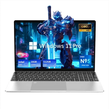 Ноутбук GXMO 15. 6 Intel N95 Quad- Core 16GB RAM SSD 512GB, FHD 1920x1080 клавиатура с подсветкой, розблокування відбитком пальця