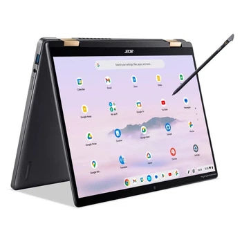 Ноутбук Acer Chromebook Plus Spin 714 Ultra 5 115U 14inch Touch 8GB 256GB Chrome Gold Black