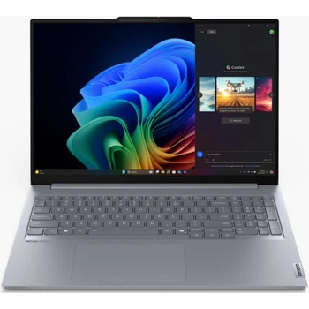 Ноутбук Lenovo ThinkBook 16 G7 QOY, 16 WUXGA, Qualcomm Snapdragon X Plus X1P- 42- 100 до 3, 4 ГГц, 32 ГБ RAM LPDDR5x 8448, 512 ГБ SSD, Qualcomm Adreno GPU, Windows 11 Pro, Luna Grey 512 ГБ