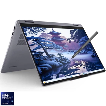 Ноутбук Lenovo IdeaPad 5 2- в- 1 16IAL10 Intel® Core™ Ultra 7 255H до 5, 1 ГГц, 16 WUXGA, IPS, сенсорным экраном, 16 ГБ LPDDR5x, 1 ТБ SSD, Intel® Arc™ 140T, Windows® 11 Home, Luna Grey