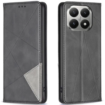 Чохол-книжка з кишеньками UniCase Geometric Pattern для Xiaomi 15T - Black