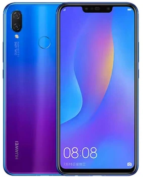 Смартфон Мобільний телефон Huawei Nova 3i 4/128Gb Full HD+ 6.3" дисплей 2340×1080p HiSilicon Kirin 710 3G 4G WIFI 8 ядер 24+16Mp 3340mAh Android 2 Sim Швидка зарядка SuperCharge Blue