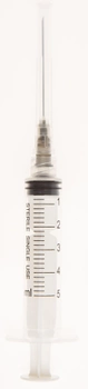 Шприц медичний 3-х компонентний Luer Lock, 5 мл , 22G (0.7Х40мм) №100 Best Pharma (BP00012)