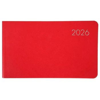 Щотижневик 2026 10*17см Leo Planner м'який Glory 252652 - червоний