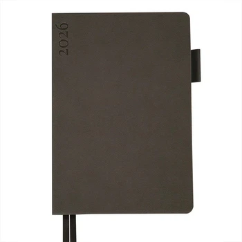 Ежедневник 2026 А5 Leo Planner Binario мягкий 25264* - графит