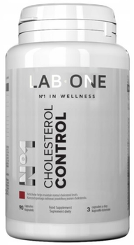 Suplement diety Lab One NO1 Cholesterol Control Do obniżenia cholesterolu 90 kapsułek (5906630601103)