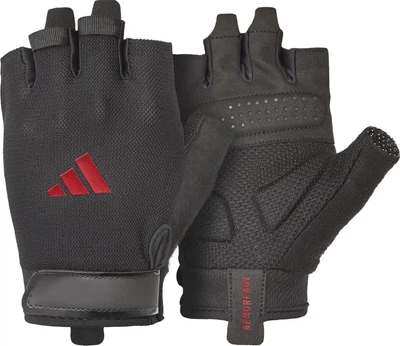 Рукавички для тренінгу Adidas Essential Training Gloves ADGB-15004RD XL Чорний, червоний (885652025874)