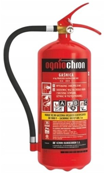 Gaśnica proszkowa Ognichron GP-6X GP-6kg x ABC/MP (5907620600557)