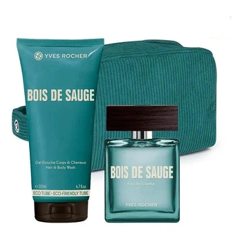 Набір Bois de Sauge: Туалетна Вода, Гель 2в1 для чоловіків Yves Rocher