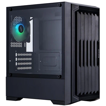 Корпус для ПК 1stPlayer H2-BK-4F7 без БП Black (H2-BK-4F7)