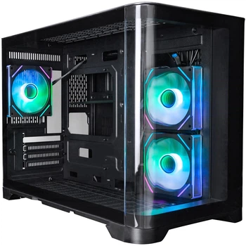 Корпус для ПК 1stPlayer UV6-BK-2FC7R-1FC7 без БЖ Black