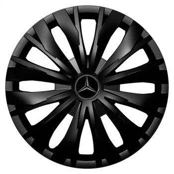 Колпаки Jawoplast Optic Black R16 Mercedes (Комплект 4 шт.)