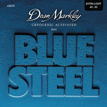 Струни для бас-гітари Dean Markley 2670 Cryogenic Activated Blue Steel Extra Light 4-String 40/95