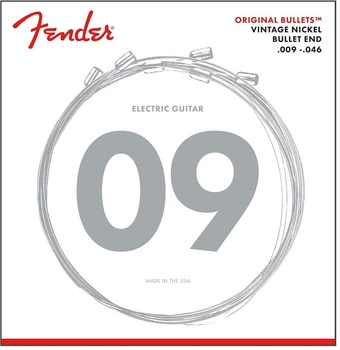 Струни для електрогітари Fender 3150LR Original Bullets Pure Nickel Bullet End Electric Guitar Strings 9/46
