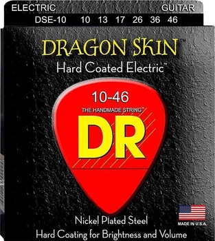 Струни для електрогітари DR DSE-10 Dragon Skin K3 Coated 10/46