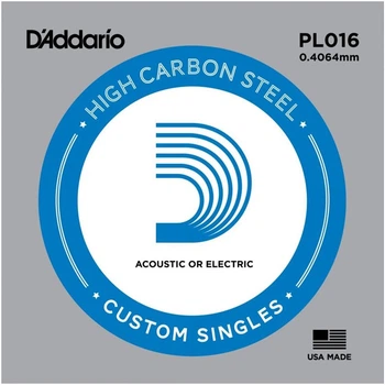 Струна D'Addario PL016 Plain Steel .016
