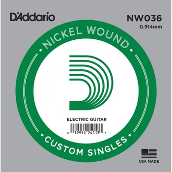 Струна D'Addario NW036 Nickel Wound .036