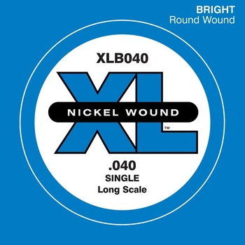Струна D'Addario XLB040 XL Nickel Round Wound Long Scale .040