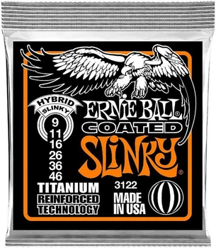 Струны для электрогитары Ernie Ball 3122 Regular Slinky Titanium Coated 9/46