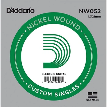 Струна D'Addario NW052 Nickel Wound .052
