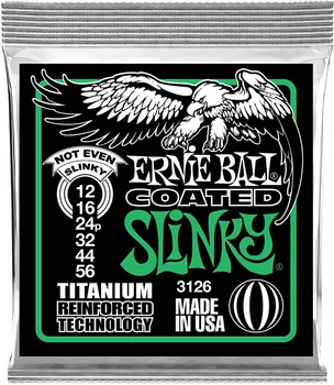 Струны для электрогитары Ernie Ball 3126 Regular Slinky Titanium Coated 12/56