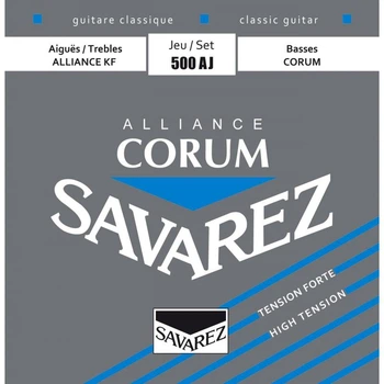Струны для классической гитары Savarez 500AJ Corum Alliance High Tension