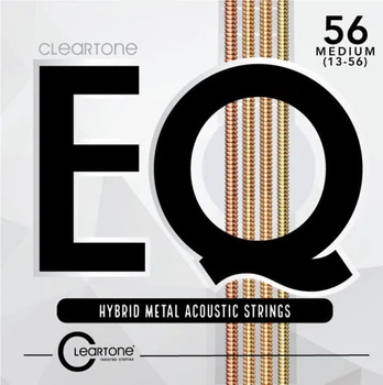 Струны для акустической гитары 6 шт Cleartone 7813 EQ Hybrid Metal Acoustic Medium Strings 13/56