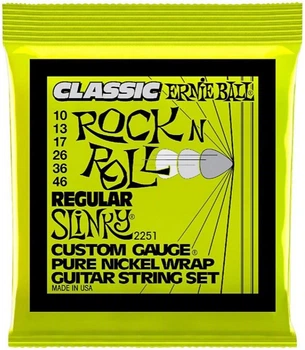 Струны для электрогитары Ernie Ball 2251 Classic Pure Nickel Regular Slinky 10/46