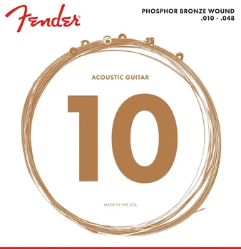 Струны для акустической гитары Fender 60XL Phosphor Bronze 10/48