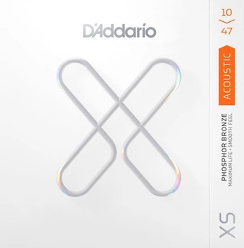 Струни для акустичної гітари D'Addario XSAPB1047 Phosphor Bronze Extra Light 10/47