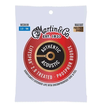 Струны для акустической гитары Martin MA550T SP 92/8 Phosphor Bronze Medium 13/56