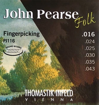 Струни для акустичної гітари Thomastik-Infeld PJ116 John Pearse Folk 16/43