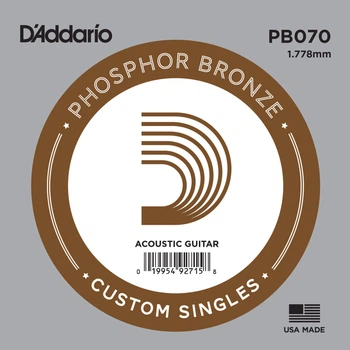 Струна D'Addario PB070 Phosphor Bronze .070