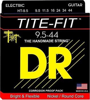 Струны для электрогитары DR HT-9.5 Tite-Fit Nickel Plated Half-Tit 9.5/44