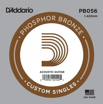 Струна D'Addario PB056 Phosphor Bronze .056