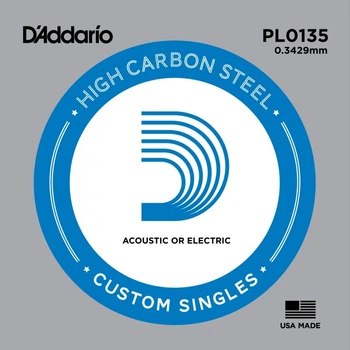 Струна D'Addario PL0135 Plain Steel .0135