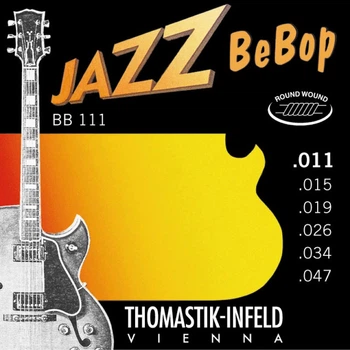 Струны для электрогитары Thomastik-Infeld BB111 Jazz BeBop Extra Light 11/47