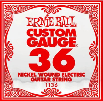 Струна Ernie Ball 1136 Nickel Wound Electric Guitar String .036
