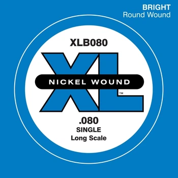 Струна D'Addario XLB080 XL Nickel Round Wound Long Scale .080