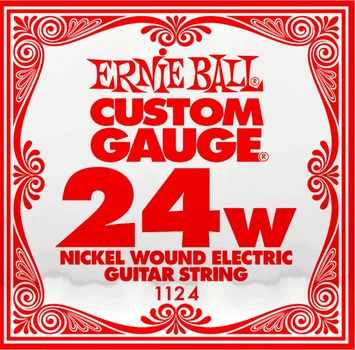 Струна Ernie Ball 1124 Nickel Wound Electric Guitar String .024