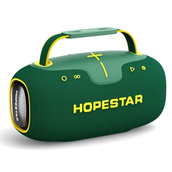 Портативная беспроводная Bluetooth колонка HOPESTAR PartyBox 150 |BT5.3, TF/SD/USB/AUX/TWS, 8h| Green