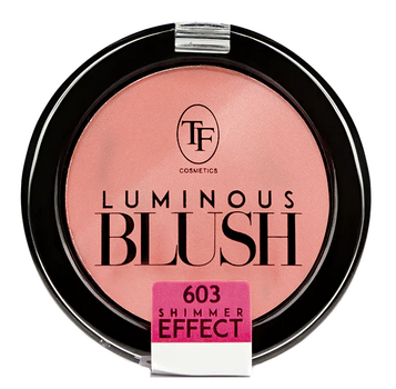 Рум'яна з шимером ефектом TBL06 Triumph Luminous Blush "Тріумф" No 603 (Рожевий персик)